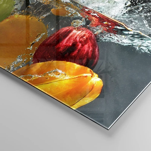 Schilderen op glas - Fruit verfrissing - 100x40 cm