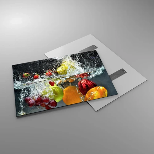 Schilderen op glas - Fruit verfrissing - 100x70 cm