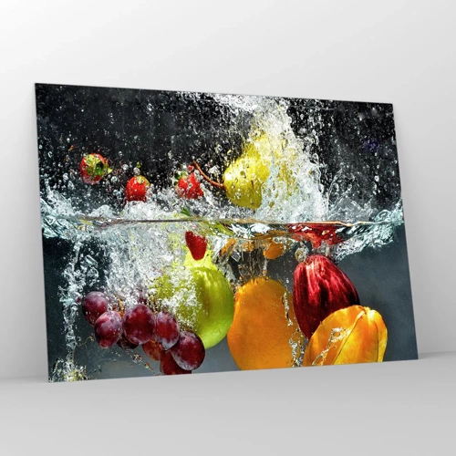 Schilderen op glas - Fruit verfrissing - 100x70 cm