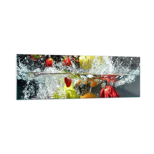 Schilderen op glas - Fruit verfrissing - 160x50 cm