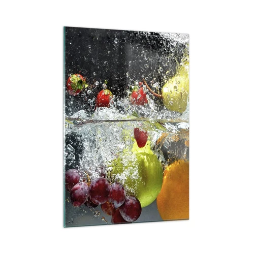 Schilderen op glas - Fruit verfrissing - 50x70 cm