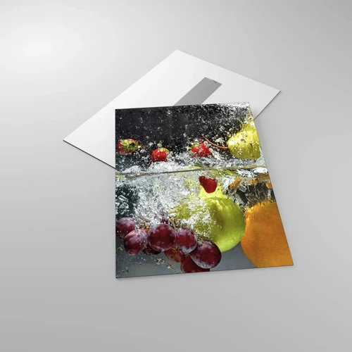 Schilderen op glas - Fruit verfrissing - 50x70 cm