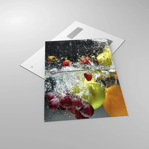 Schilderen op glas - Fruit verfrissing - 70x100 cm