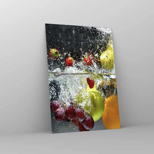 Schilderen op glas - Fruit verfrissing - 70x100 cm