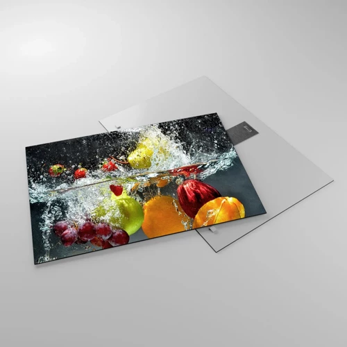 Schilderen op glas - Fruit verfrissing - 70x50 cm