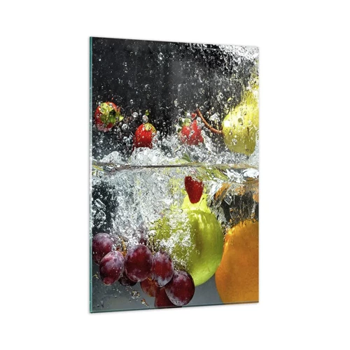 Schilderen op glas - Fruit verfrissing - 80x120 cm