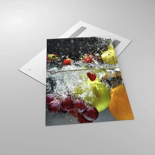 Schilderen op glas - Fruit verfrissing - 80x120 cm