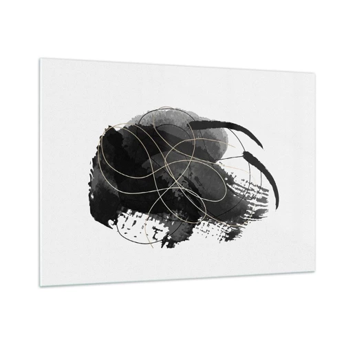 Schilderen op glas - Gemaakt uit zwart - 100x70 cm