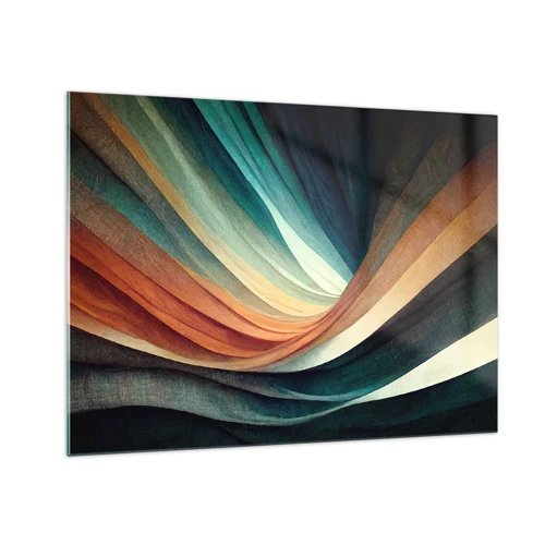 Schilderen op glas - Geweven uit kleuren - 70x50 cm