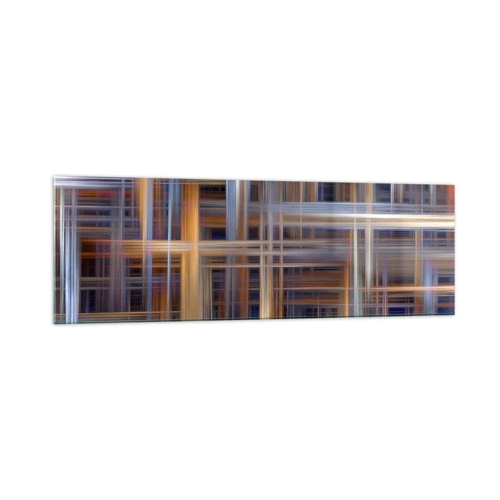Schilderen op glas - Geweven van licht - 160x50 cm