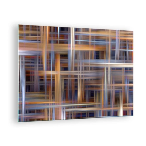 Schilderen op glas - Geweven van licht - 70x50 cm