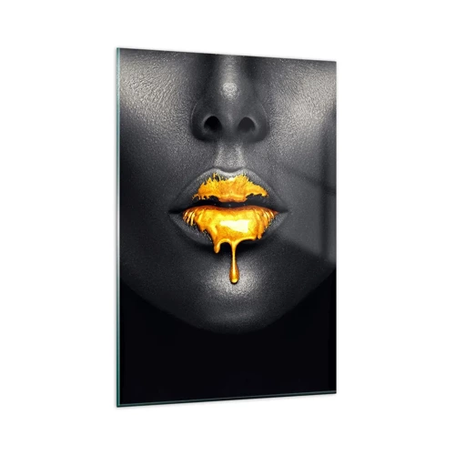 Schilderen op glas - Goldmouth - 80x120 cm