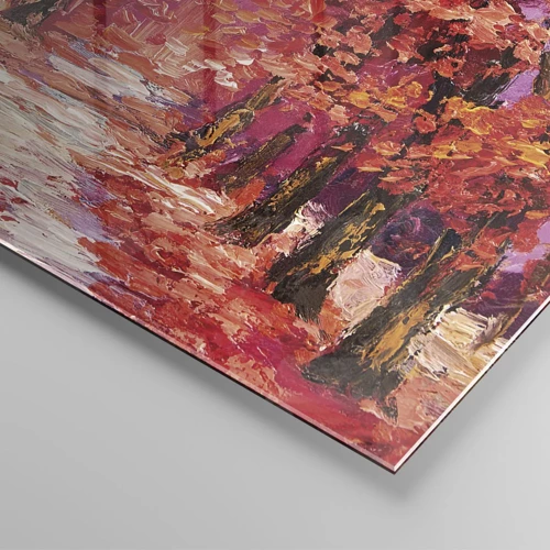 Schilderen op glas - Herfst impressie - 100x40 cm