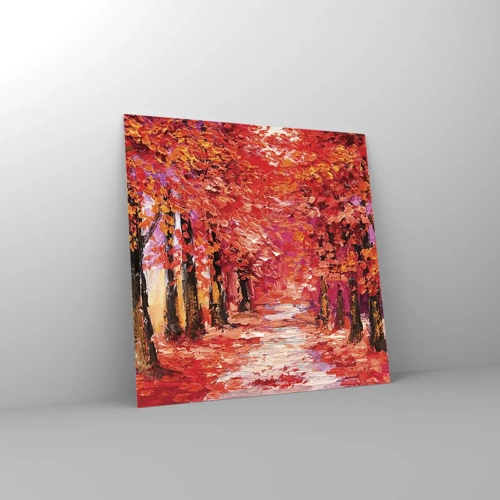 Schilderen op glas - Herfst impressie - 50x50 cm