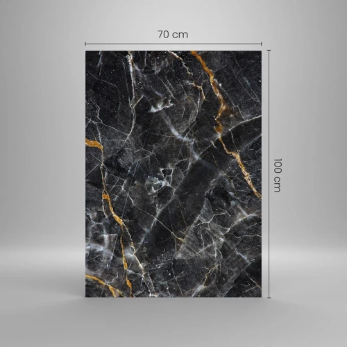 Schilderen op glas - Het innerlijke leven van de steen - 70x100 cm