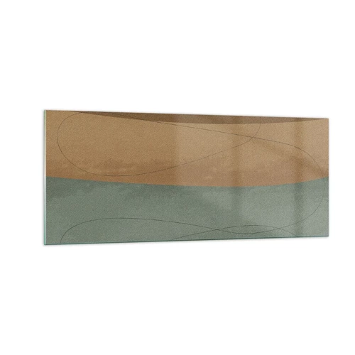 Schilderen op glas - Horizontale compositie - 100x40 cm