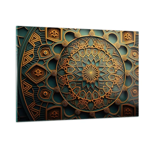 Schilderen op glas - In Arabische sfeer - 120x80 cm