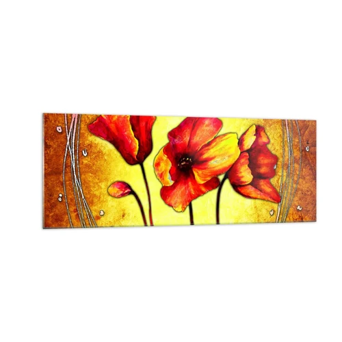 Schilderen op glas - In Art Nouveau-decoraties - 140x50 cm