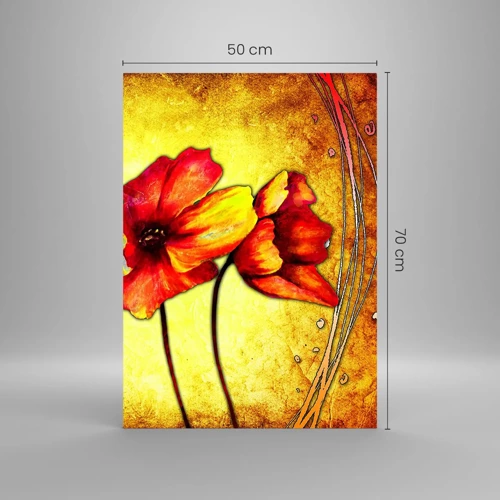 Schilderen op glas - In Art Nouveau-decoraties - 50x70 cm