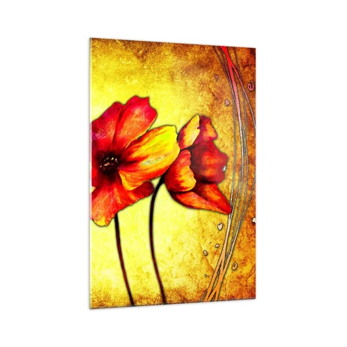 Schilderen op glas - In Art Nouveau-decoraties - 70x100 cm