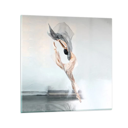 Schilderen op glas - In dans vervoering - 70x70 cm