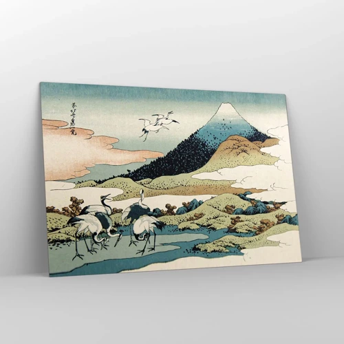 Schilderen op glas - In de Japanse geest - 120x80 cm