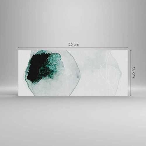 Schilderen op glas - In een druppel water - 120x50 cm