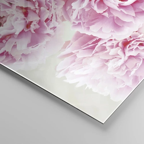 Schilderen op glas - In roze glamour - 100x40 cm