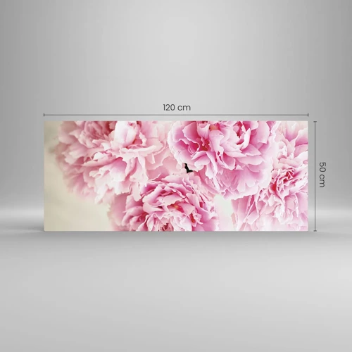 Schilderen op glas - In roze glamour - 120x50 cm