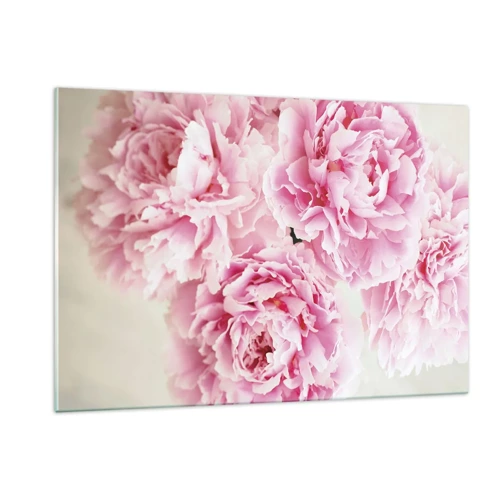 Schilderen op glas - In roze glamour - 120x80 cm