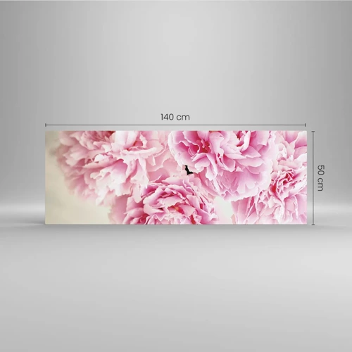 Schilderen op glas - In roze glamour - 140x50 cm