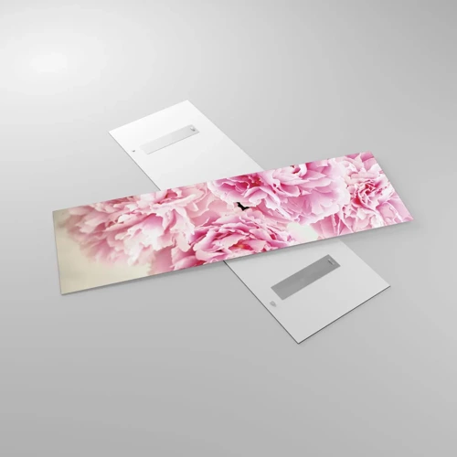 Schilderen op glas - In roze glamour - 160x50 cm