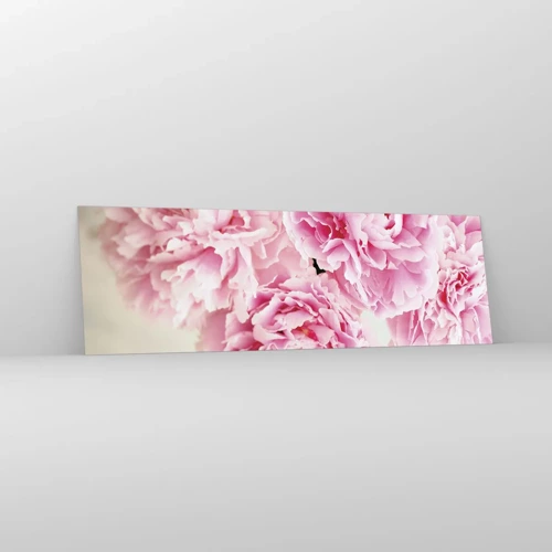 Schilderen op glas - In roze glamour - 160x50 cm