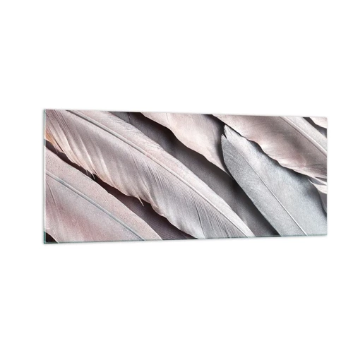 Schilderen op glas - In roze zilver - 100x40 cm