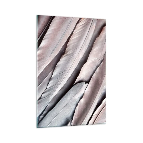 Schilderen op glas - In roze zilver - 80x120 cm