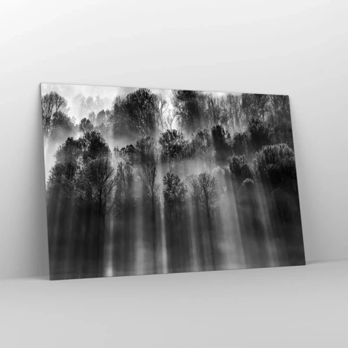 Schilderen op glas - In stromen van licht - 120x80 cm