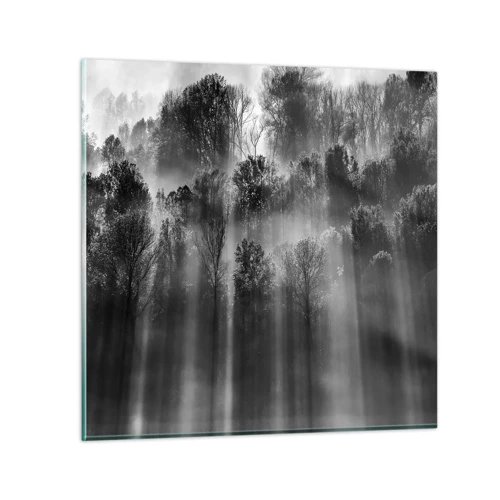 Schilderen op glas - In stromen van licht - 70x70 cm