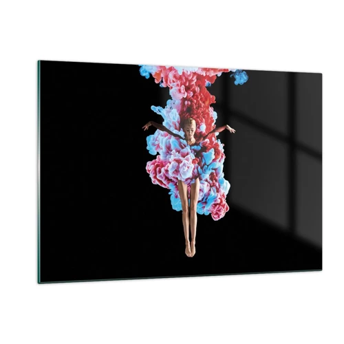 Schilderen op glas - In volle bloei - 120x80 cm
