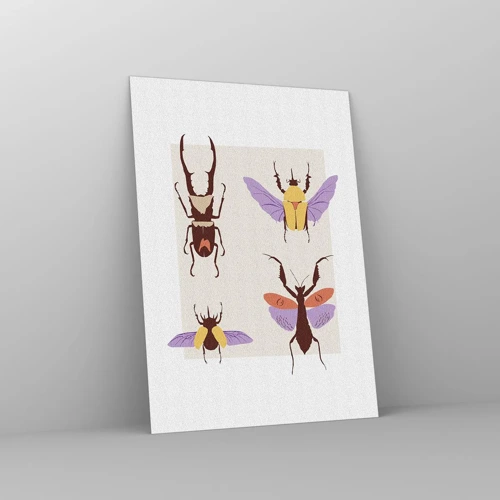 Schilderen op glas - Insectenwereld - 50x70 cm