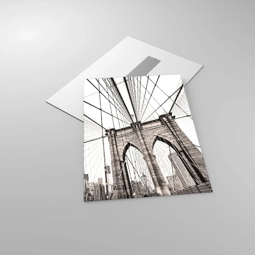 Schilderen op glas - Kathedraal van New York - 50x70 cm