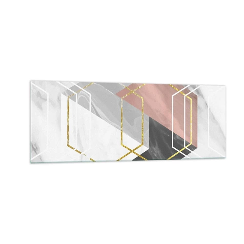 Schilderen op glas - Keten samenstelling - 140x50 cm