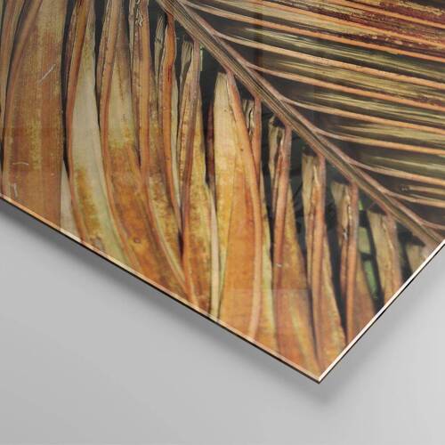 Schilderen op glas - Kokos goud - 100x40 cm