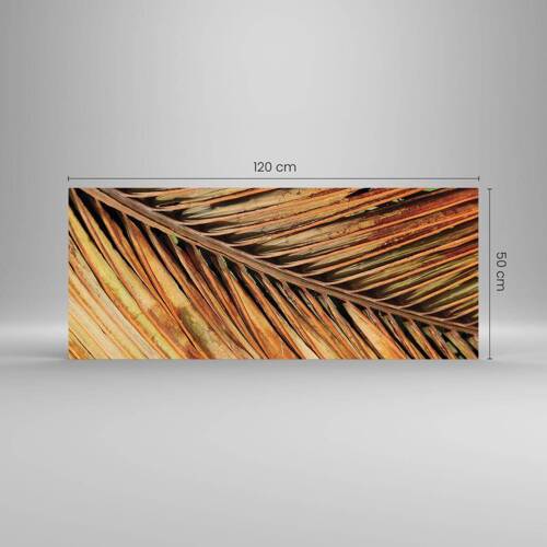 Schilderen op glas - Kokos goud - 120x50 cm