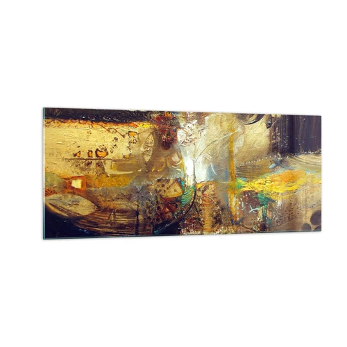 Schilderen op glas - Koud, warmer, heet - 100x40 cm