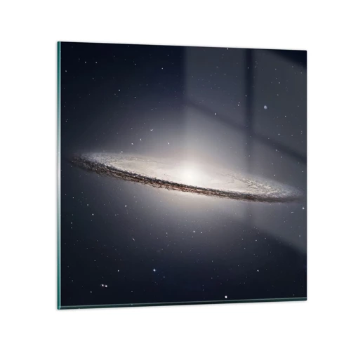 Schilderen op glas - Lang geleden, in een sterrenstelsel ver, ver weg... - 40x40 cm
