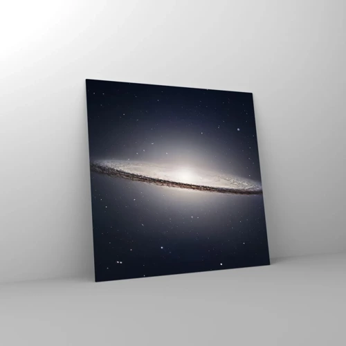 Schilderen op glas - Lang geleden, in een sterrenstelsel ver, ver weg... - 40x40 cm
