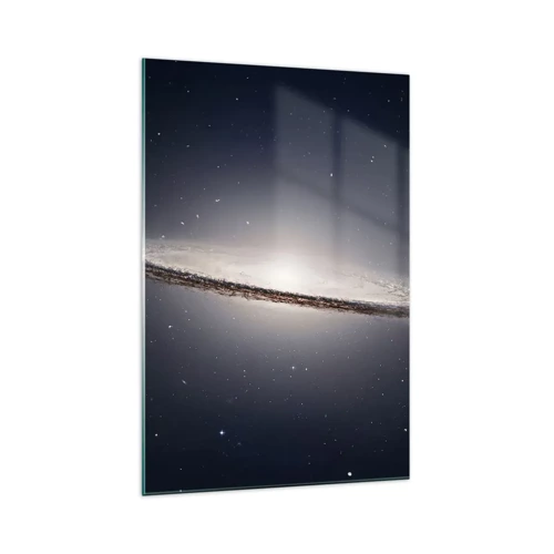 Schilderen op glas - Lang geleden, in een sterrenstelsel ver, ver weg... - 70x100 cm