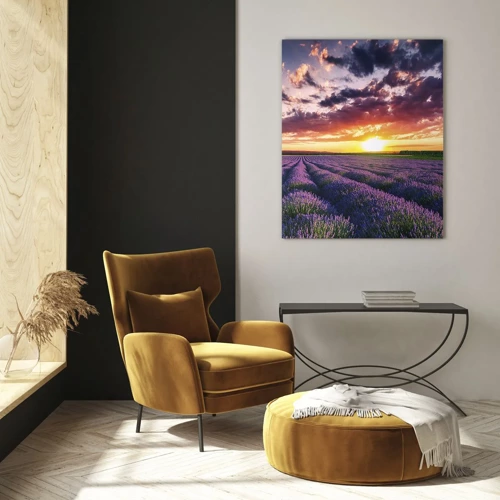 Schilderen op glas - Lavendel wereld - 70x100 cm