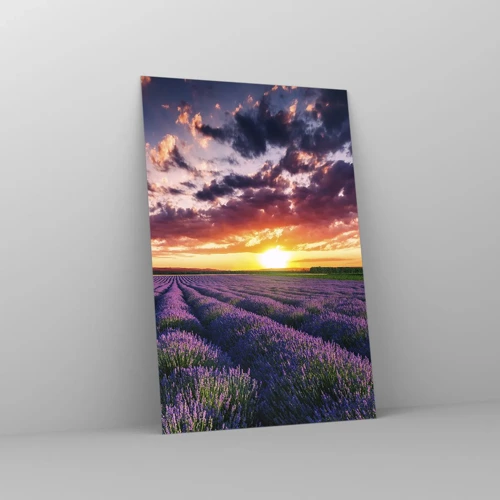 Schilderen op glas - Lavendel wereld - 80x120 cm