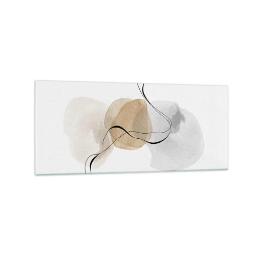 Schilderen op glas - Lucht kralen - 120x50 cm